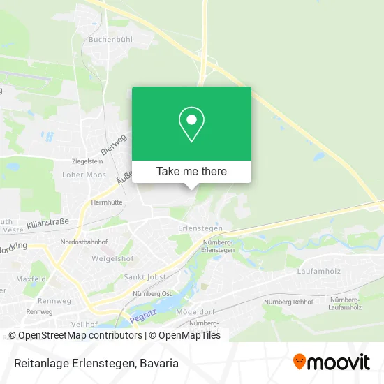 Карта Reitanlage Erlenstegen
