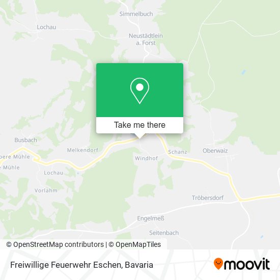Freiwillige Feuerwehr Eschen map
