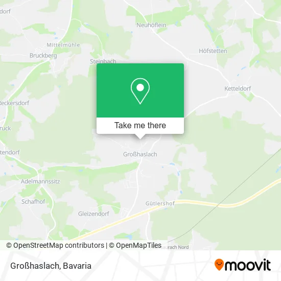 Карта Großhaslach
