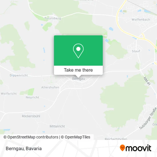 Карта Berngau