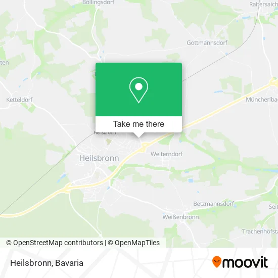 Карта Heilsbronn
