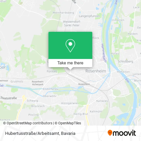 Карта Hubertusstraße/Arbeitsamt