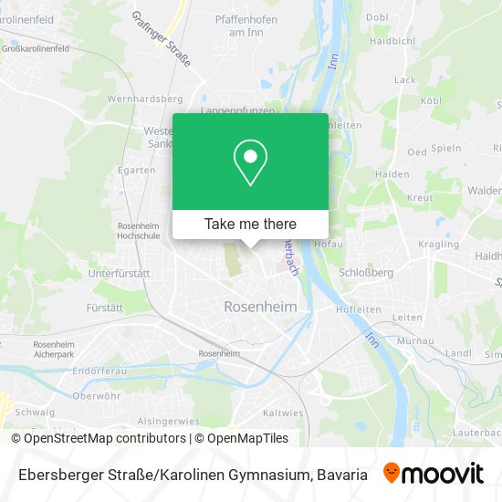 Карта Ebersberger Straße / Karolinen Gymnasium