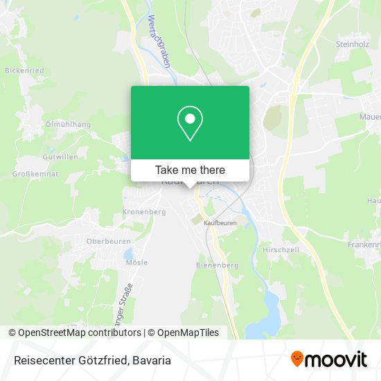 Reisecenter Götzfried map