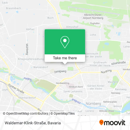 Карта Waldemar-Klink-Straße