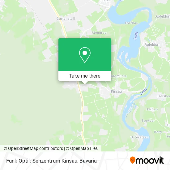 Карта Funk Optik Sehzentrum Kinsau