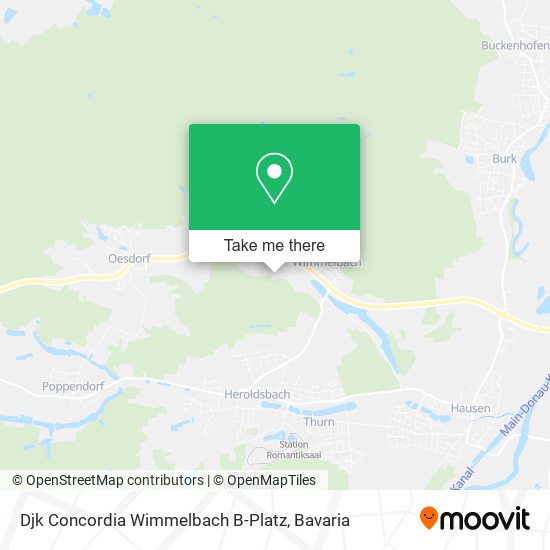 Djk Concordia Wimmelbach B-Platz map