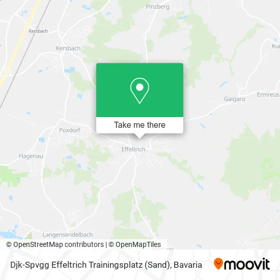 Карта Djk-Spvgg Effeltrich Trainingsplatz (Sand)