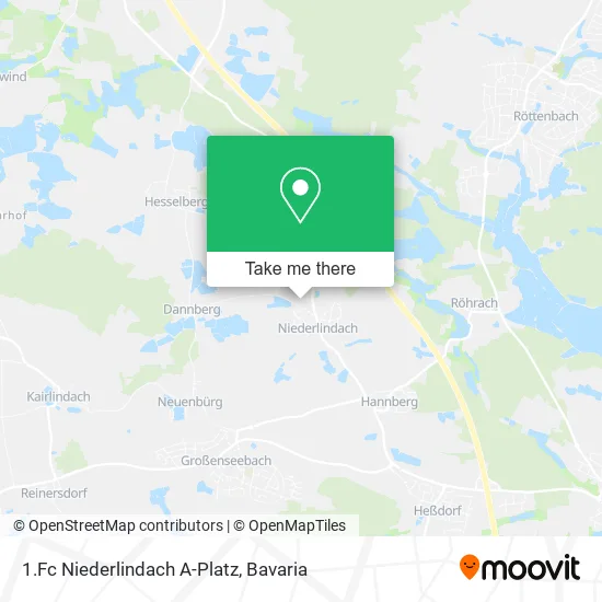 Карта 1.Fc Niederlindach A-Platz