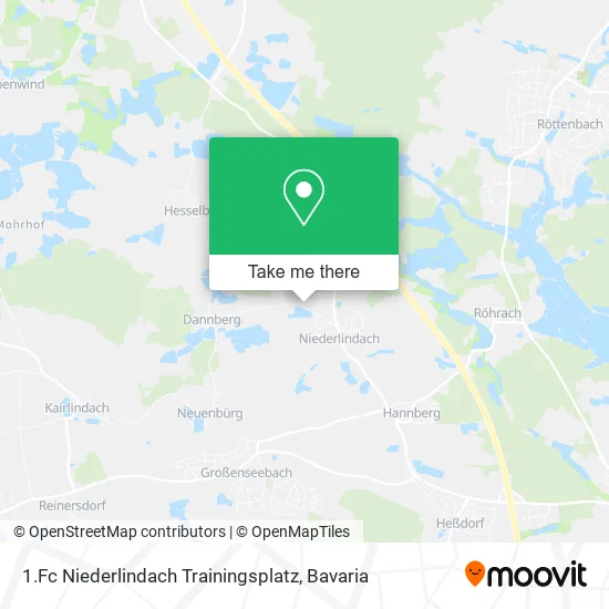 Карта 1.Fc Niederlindach Trainingsplatz