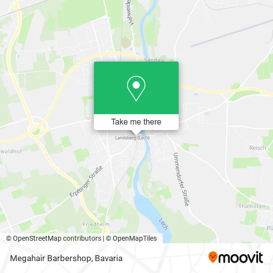 Карта Megahair Barbershop