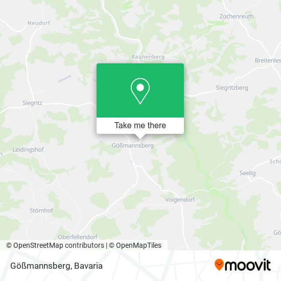 Gößmannsberg map