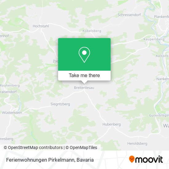 Ferienwohnungen Pirkelmann map