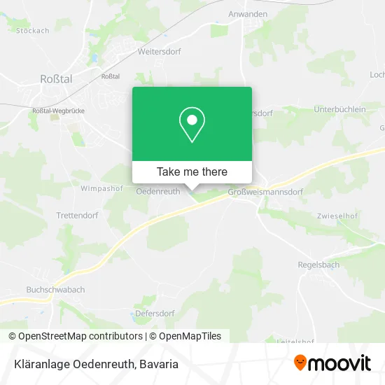 Карта Kläranlage Oedenreuth