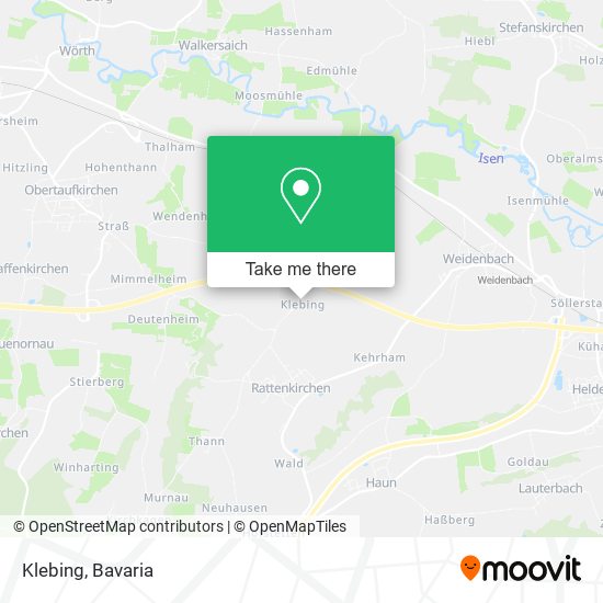 Klebing map