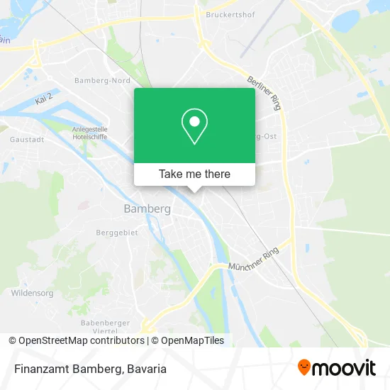 Карта Finanzamt Bamberg