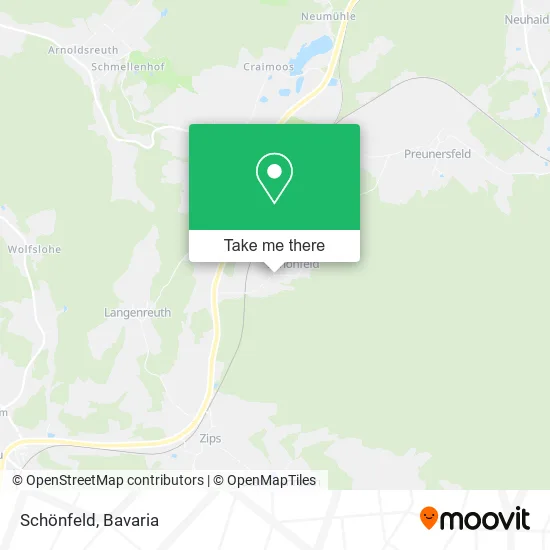 Карта Schönfeld