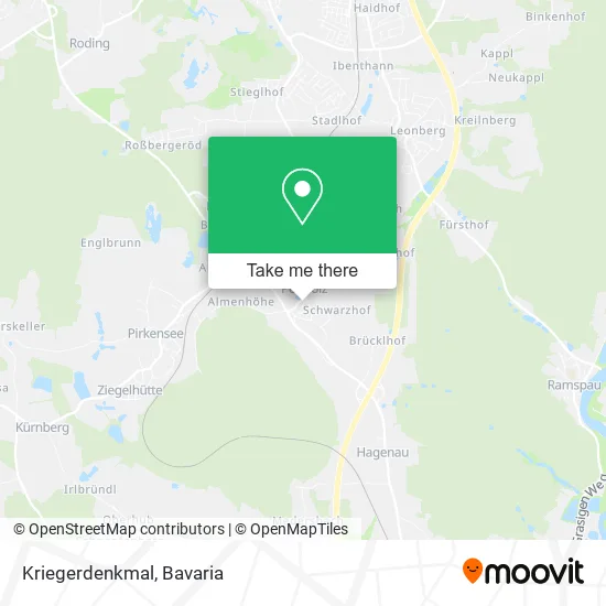 Карта Kriegerdenkmal