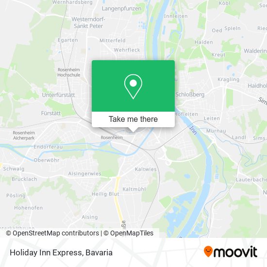 Holiday Inn Express map