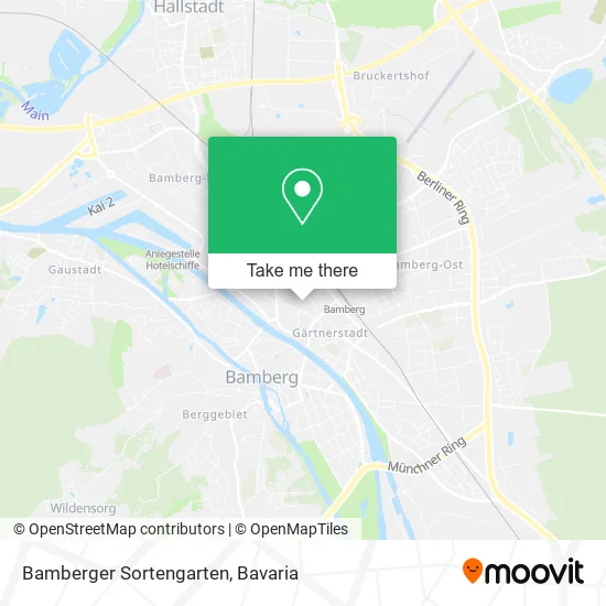 Карта Bamberger Sortengarten