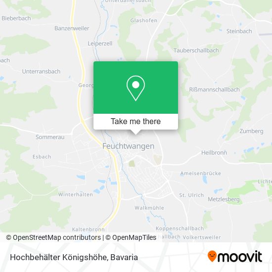 Hochbehälter Königshöhe map