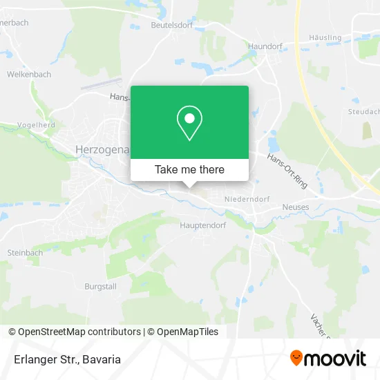 Карта Erlanger Str.