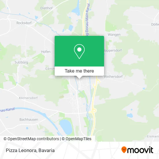 Карта Pizza Leonora