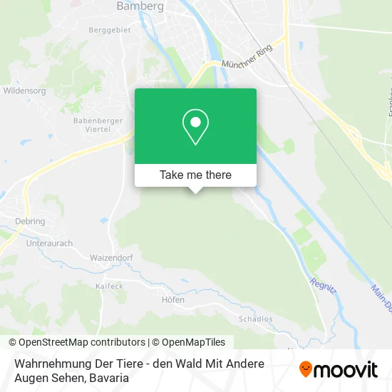 Карта Wahrnehmung Der Tiere - den Wald Mit Andere Augen Sehen