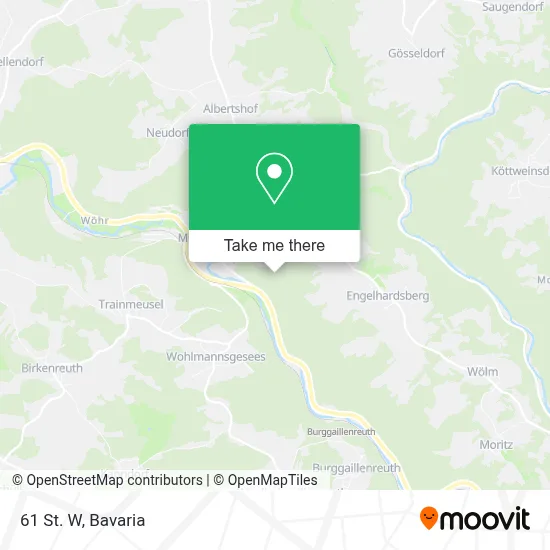 61 St. W map