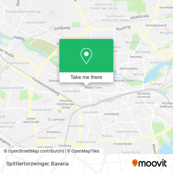 Карта Spittlertorzwinger
