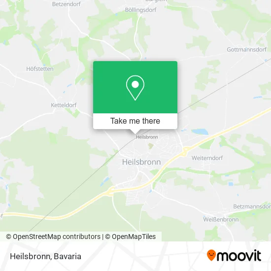 Карта Heilsbronn