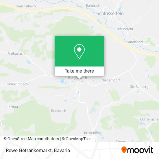 Карта Rewe Getränkemarkt