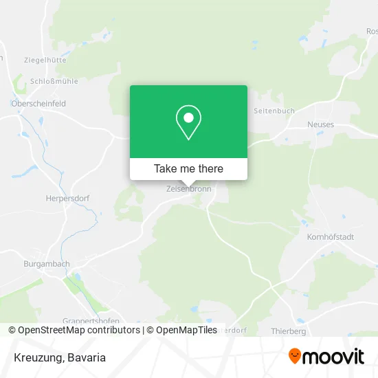 Карта Kreuzung
