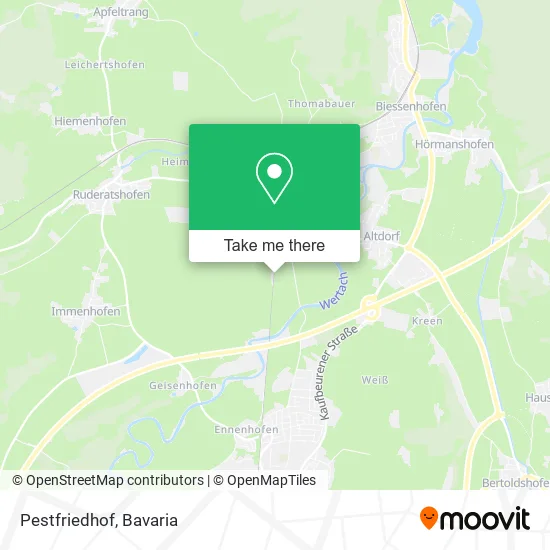 Карта Pestfriedhof