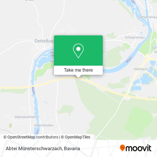 Abtei Münsterschwarzach map