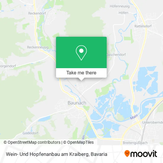 Карта Wein- Und Hopfenanbau am Kraiberg