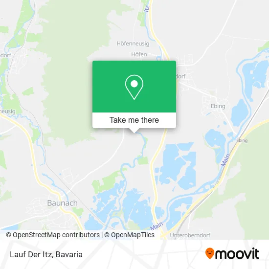 Карта Lauf Der Itz