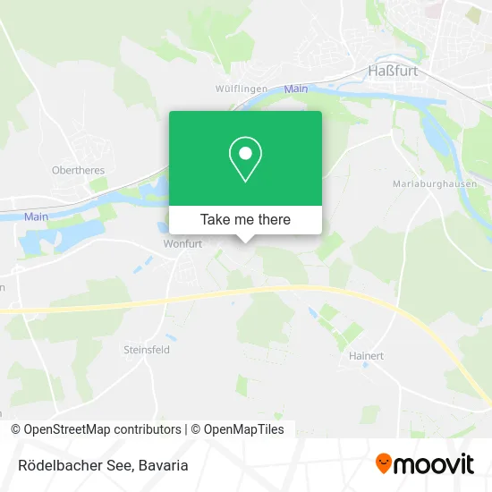 Rödelbacher See map