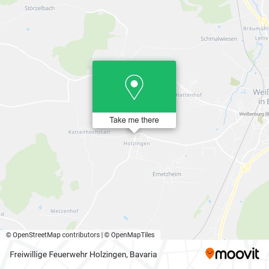 Freiwillige Feuerwehr Holzingen map
