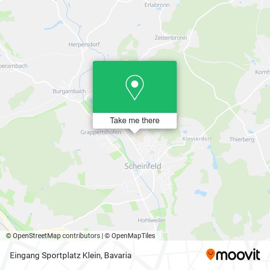 Eingang Sportplatz Klein map