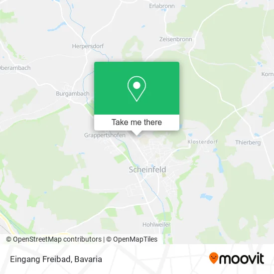 Карта Eingang Freibad