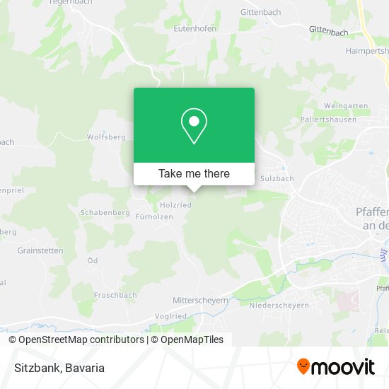 Sitzbank map