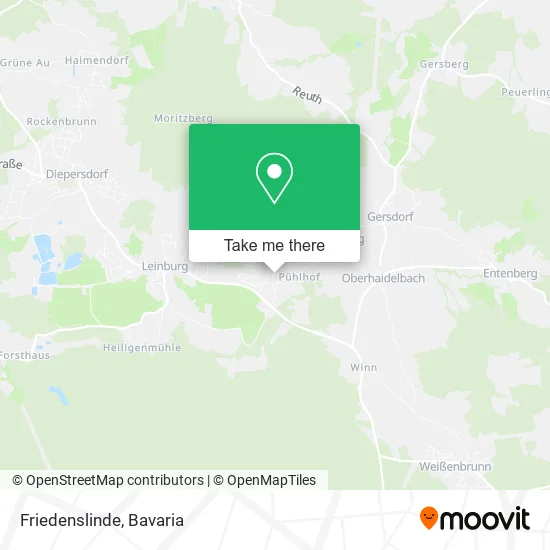 Карта Friedenslinde
