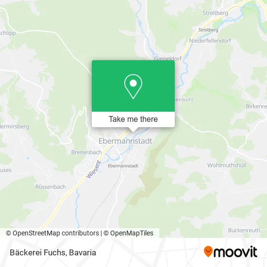 Карта Bäckerei Fuchs