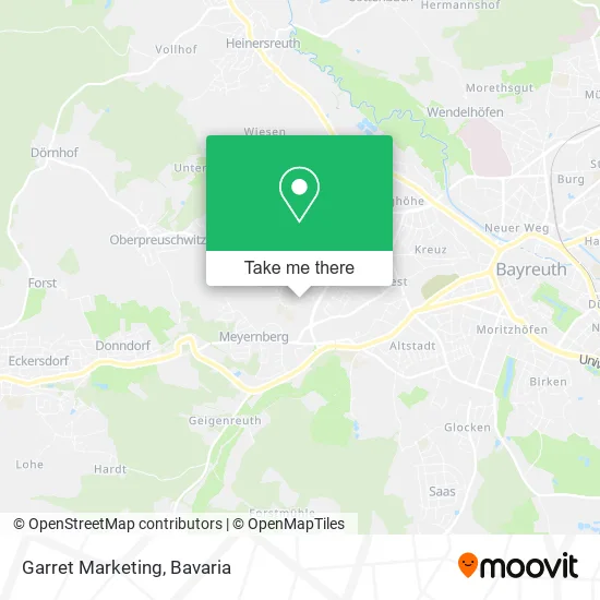 Карта Garret Marketing