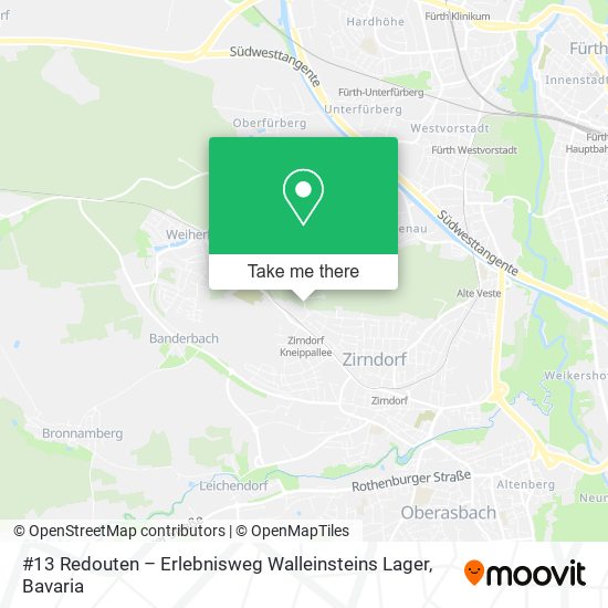 #13 Redouten – Erlebnisweg Walleinsteins Lager map
