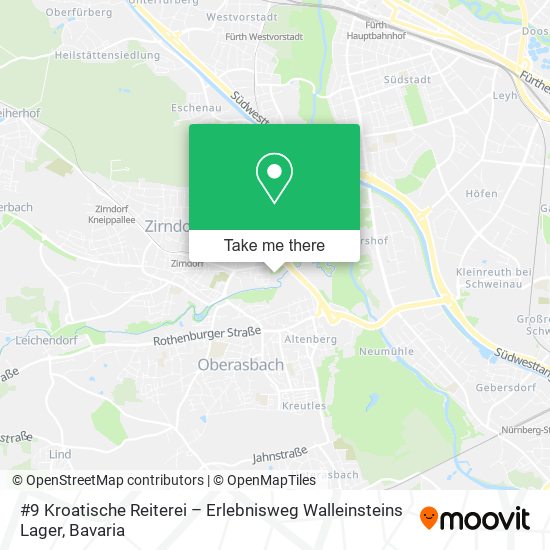#9 Kroatische Reiterei – Erlebnisweg Walleinsteins Lager map
