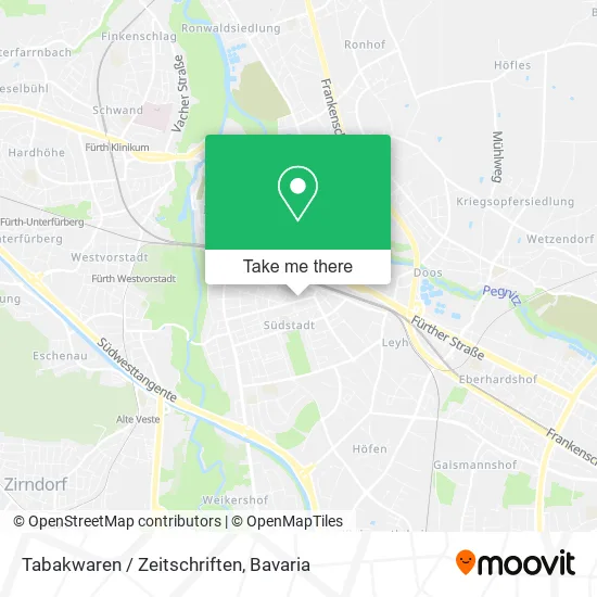 Карта Tabakwaren / Zeitschriften