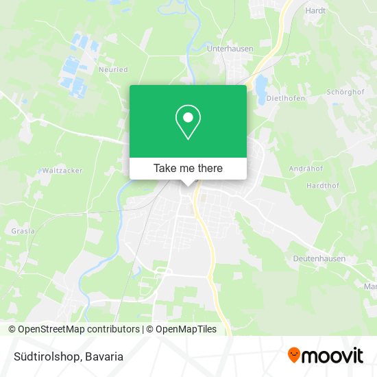 Südtirolshop map