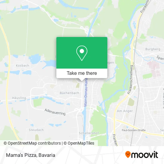 Карта Mama's Pizza